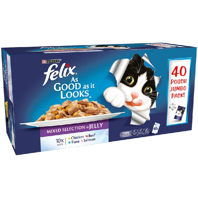 Felix As Good As It looks JUMBO Mixed Selection - 40 pouches