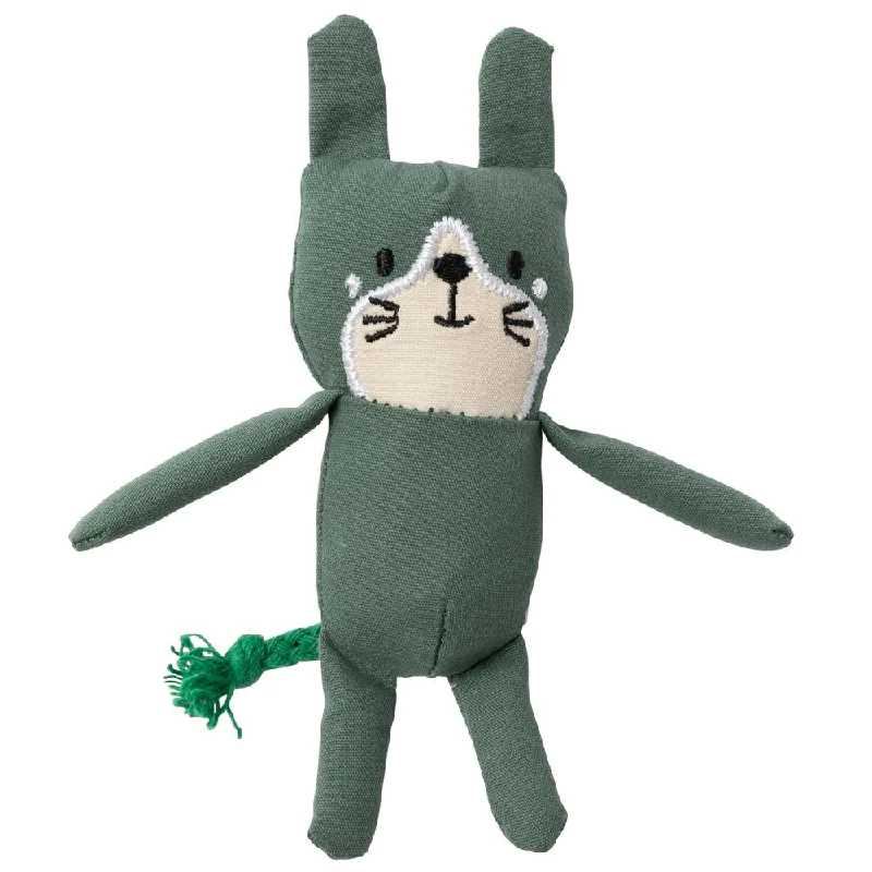 15% OFF: FuzzYard Life Cotton Cat Plush Cat Toy (Myrtle Green)