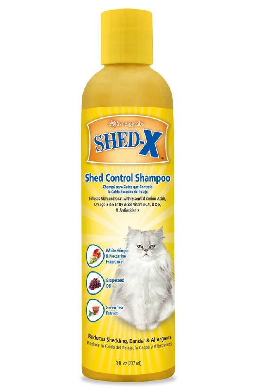 SynergyLabs Shed-X Shed Control Shampoo for Cats 8oz