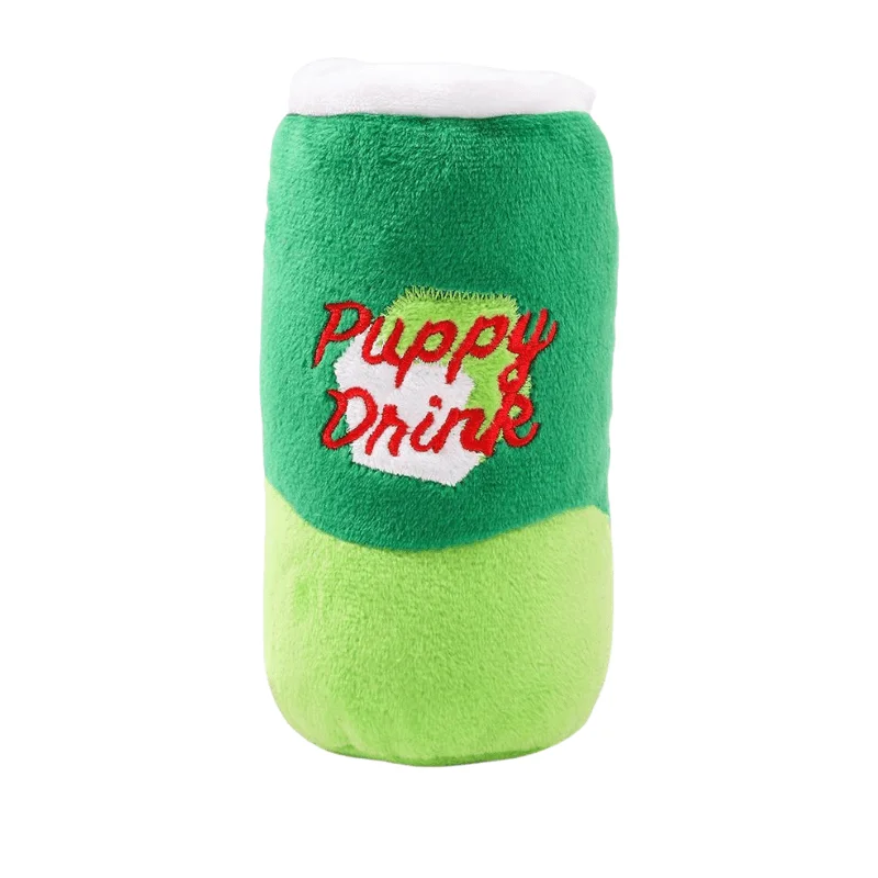 Plush Dog Toy - Bark Soda - Doggie Dry